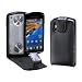 MaryCom PREMIUM QUALIT�T Leder Handytasche schwarz f�r Sony Ericsson Xperia Play Smartphone + gratis Displayschutzfolie / LTS XP