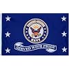 Navy "Served With Pride" MILITARY Flag - 3 foot by 5 foot Polyester (NEW)