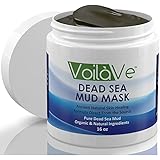 Dead Sea Mud Facial Mask - HUGE 16 oz. - Made with Dead Sea Mud Imported from Israel - Organic Facial Mask Detoxifies, Cleans, Exfoliates, and Moisturizes - Restores Skin's Natural Radiance