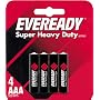 Eveready Heavy Duty 1212BP-4 AAA Batteries (4-Pack)