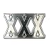 XXX Hardcore Pornstar Pewter Belt Buckle