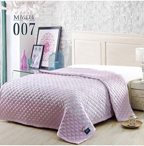 King/queen Size Bedroom Summer Quilts Thin Comforter Silk Floss Light Weight (Cal King, Number 007)