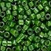 Miyuki Delica Seed Beads 11/0 Lime Lined Crystal Green DB274 8 Grams