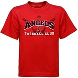 Majestic Los Angeles Angels of Anaheim Youth Red Monster Play T-shirt