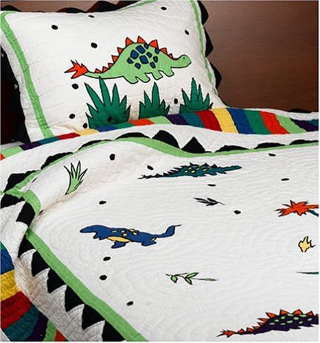 Heritage Collection Heritage Collection Dino Twin Patchwork Quilt Set under The Kitchen Store