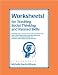 Books : Worksheets! For Teaching Social Thinking and Related Skills: Breaking Down Concepts for Teaching Students with High Functioning Autism, Asperger Syndrome, Pdd-nos, Nonverbal Learning Disability, Attention Deficit Hyperactivity Disorder, Adhd
