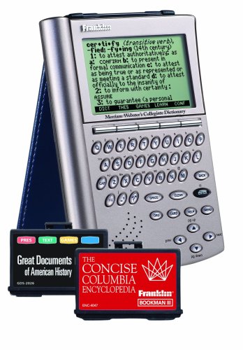 Franklin Electronics SCG-1870 Ultimate Portable Reference Suite Speaking Dictionary (SCD-1870 + Expansion Cards) Franklin Electronics SCG-1870 Ultimate Portable Reference Suite Speaking Dictionary (SCD-1870 + Expansion Cards)