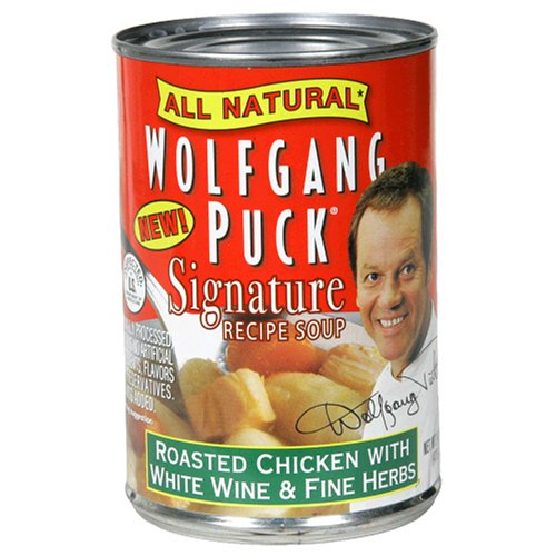 Wolfgang Puck Roasted Chicken with White Wine & Fine Herbs Soup, 14.5-Ounce Cans (Pack... by Wolfgang Puck
