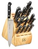 Mundial 5100 Series 16-Piece Knife Block Set, Black