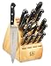 Mundial 5100 Series 16-Piece Knife Block Set, Black