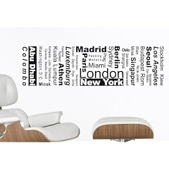 Wandtattoo "St�dte - RIESIG" W129 (207x58 cm) wei�