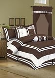 Review KingLinen  / 7Pcs King Hotel Collection Block Bed in a Bag Chocolate