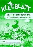 Kleeblatt, neue Rechtschreibung, Schreibschriftlehrgang in Lateinischer Ausgangsschrift