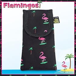 FLAMINGO Phone Case Glasses Holder Pink Flamingos Fits APPLE IPHONE, TOUCH, Samsung, LG, Nokia and more!
