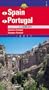 Spain - Portugal Map (Cartographia Euro Road Maps) (Hungarian Edition)