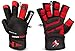 Weightlifting Gloves for Gym Fitness Crossfit Bodybuilding - Workout Gloves for Men & Women - Dominator Leather Crossfit Cross Training Gloves Wrist Strap Wrap - Best Weight Lifting Gloves with Wrist Support for Heavy Lifting - 1 Year Replacement Warranty
