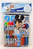 Disney Mickey Mouse28 School Supply Kit, 18 Pc.markers,stickers,crayons,pad