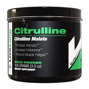 LiveLong Nutrition Citrulline Malate Supplement, 3.5 Ounce