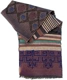 Block Print Table Runner, Chocolate