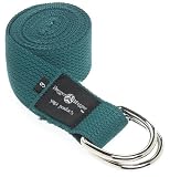 Cotton Yoga Strap - 10 feet: Color-Green