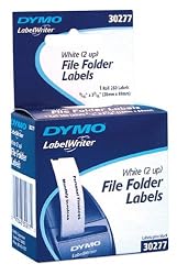 30277 260-labels 9/16 X 3-7/16 White File Folder Dymo Labelwriter
