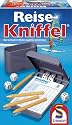 Schmidt Spiele 49091 - Reise-Kniffel mit Zusatzblock