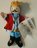 King Wooden Head Finger Puppet