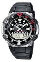 Casio - WVA - 107HE - 1A2VER - Homme Radio Piloté - Multifonction - Quartz analogique et digitale - Bracelet caoutchouc