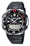 Casio - WVA - 107HE - 1A2VER - Homme Radio Pilote - Multifonction - Quartz analogique et digitale - Bracelet caoutchouc