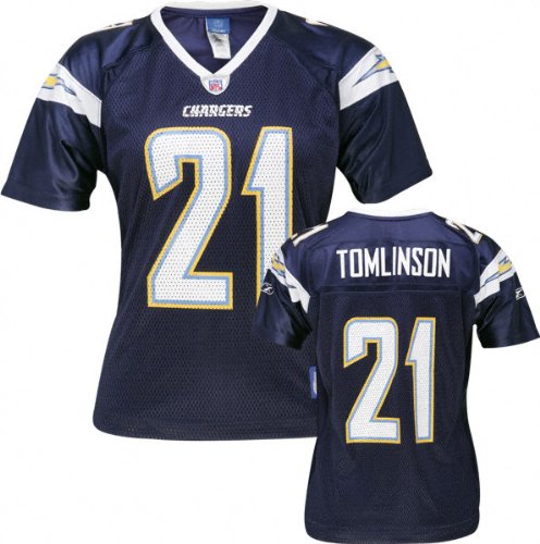 LaDainian Tomlinson Navy Reebok Replica San Diego Chargers Women's Jersey