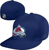 Colorado Avalanche Basic Logo Flat Visor Flex Hat