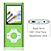 Tomameri - Compact and Portable MP3 / MP4 Player with Rhombic Button ( Including a 16 GB Micro SD Card ) Supporting Photo Viewer, E-Book Reader and Voice Recorder and FM Radio Video Movie (Green)