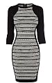 Tribal Stripe Knit Dress