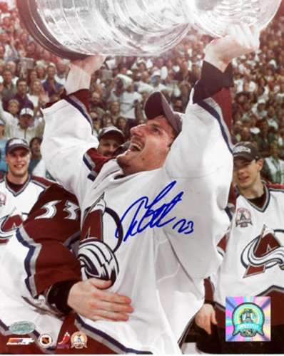 Buy Milan Hejduk Colorado Avalanche Autographed Stanley Cup Photograph by Mounted Memories
