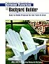Outdoor Furniture for the Backyard Builder (Reader's Digest Woodworking)