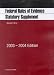 Book Federal Rules of Evidence, Statutory Supplement, 2003-2004 Edition