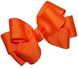 Large GrosGrain Tied Hairbow ~ Orange 51D1cAEtd L. SL160 Large GrosGrain Tied Hairbow ~ Orange