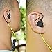 NO Prompt Voice Memory Wire In Ear Backbeat Sport Stereo headset with IPX4 Water-proof and for iPhone Android Black
