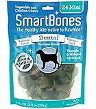 SmartBones Dental Dog Chew, Mini, 24-count