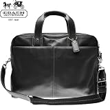 �R�[�` �����Y �o�b�O COACH MENS ���U�[ �u���[�t�P�[�X �{�v 2WAY �r�W�l�X�o�b�O F70094 SV/BK TSL LARGE COMMUTER �g�����X�A�g�����e�B�b�N ���[�W �R�~���[�^�[�@���s�A���i