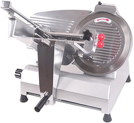 MaxProDealUS Electric Meat Slicer 12" 270w Food Slicing Blade Simple Structure Beef Slicesgrinder Heavy Duty Low Noise Safely Automatic Slicer Meat Cheeses High Efficiency
