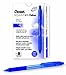 Pentel RSVP RT Colors Retractable Ballpoint Pen, (1.0mm) Medium Line, Barrel, Blue Ink, Box of 12 (BK93CRC-C)