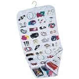 80 Pocket Hanging Canvas Jewelry / Accessory Organizer