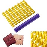 私の家族 英語の文字のビスケット ケーキ カッター フォンダン クッキー型スタンプ