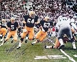 Paul Hornung, Jerry Kramer & Fuzzy Thurston Autographed/Hand Signed Green Bay Packers 16x20 Photo Pa
