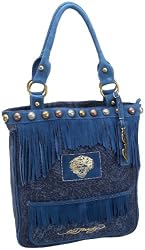 NEW AUTHENTIC ED HARDY by Christian Audgier NORTH SOUTH TOTE