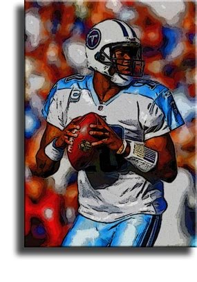 Completely Handpainted American Football Sport Painting, Custom Order FL4664, Oil on Canvas, with Option to Paint Jerry, Brett & Co. from Any Other Favorite Photograph or Picture, Unframed, Size 11