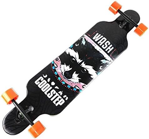 JYG@ Professional Skateboard Road Longboard Skate Board 4 Wheel Downhill Street Long Board , B