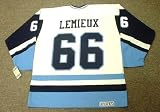 MARIO LEMIEUX Pittsburgh Penguins 1970's CCM Vintage Throwback Home Hockey Jersey