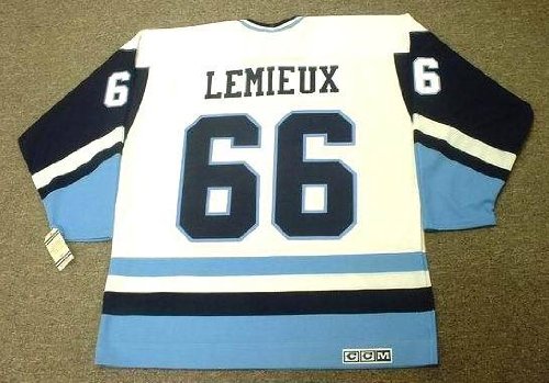 Buy MARIO LEMIEUX Pittsburgh Penguins 1970's CCM Vintage Throwback Home Hockey Jersey